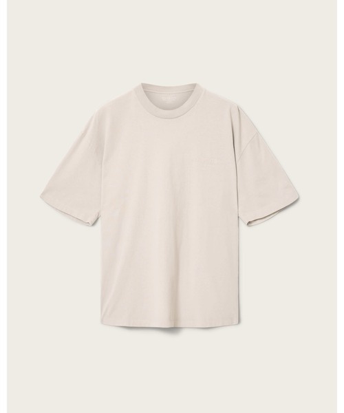 ALLSAINTS(オールセインツ)の「XANDER FLOCKED LOGO OVERSIZED T-SHIRT | XANDER フロック加工 ロゴ オーバーサイズ Tシャツ(Tシャツ/カットソー・メンズ・ホワイト系その他・L/S/M/XS/XL)」の8枚目の写真