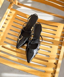 mysty woman | エナメルストラップミュール 647876(サンダル)