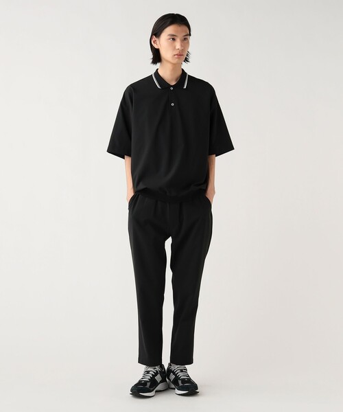 BEAMS HEART（ビームスハート）の「ポリエステルトロ ポロシャツ【吸水速乾・接触冷感】（ポロシャツ・メンズ・ブラック/ネイビー・L/M/S/XL）」の4枚目の写真