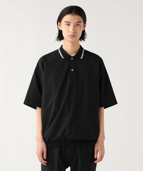 BEAMS HEART（ビームスハート）の「ポリエステルトロ ポロシャツ【吸水速乾・接触冷感】（ポロシャツ・メンズ・ブラック/ネイビー・L/M/S/XL）」の5枚目の写真