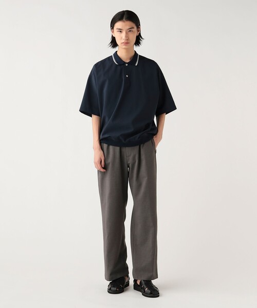 BEAMS HEART（ビームスハート）の「ポリエステルトロ ポロシャツ【吸水速乾・接触冷感】（ポロシャツ・メンズ・ブラック/ネイビー・L/M/S/XL）」の7枚目の写真