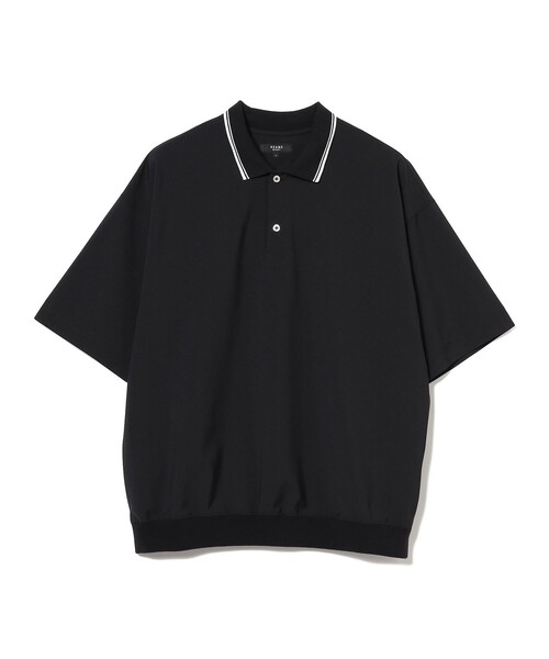 BEAMS HEART（ビームスハート）の「ポリエステルトロ ポロシャツ【吸水速乾・接触冷感】（ポロシャツ・メンズ・ブラック/ネイビー・L/M/S/XL）」の9枚目の写真
