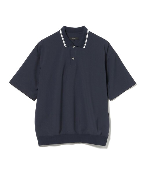 BEAMS HEART(ビームスハート)の「【6/18値下げ】ポリエステルトロ ポロシャツ(吸水速乾・接触冷感)(ポロシャツ・メンズ・ブラック/ネイビー・L/M/S/XL)」の16枚目の写真