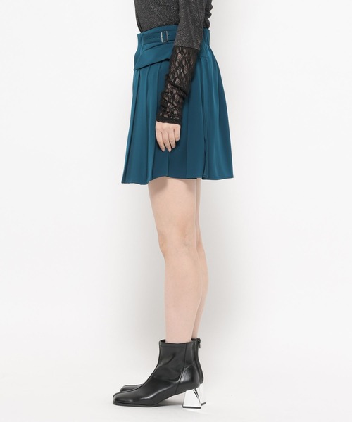 HARE(ハレ)の「トロミプリーツミニスカパン(HARE)(その他パンツ・レディース・ブラック/グリーン・FREE)」の18枚目の写真