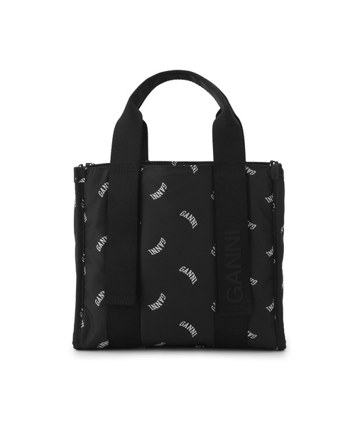 GANNI(ガニー)の「【GANNI for ADAM ET ROPE'】Re-Tech Logo Print Small Tote(トートバッグ・レディース・ブラック・FREE)」の10枚目の写真