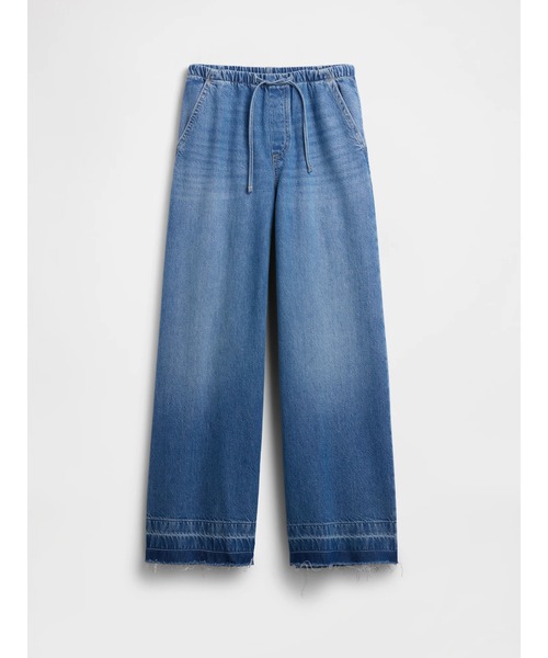 GAP(ギャップ)の「ミッドライズ ウルトラソフト イージーウエスト バギーデニム(デニムパンツ・レディース・インディゴブルー・S/XXS/L/M/XS)」の3枚目の写真