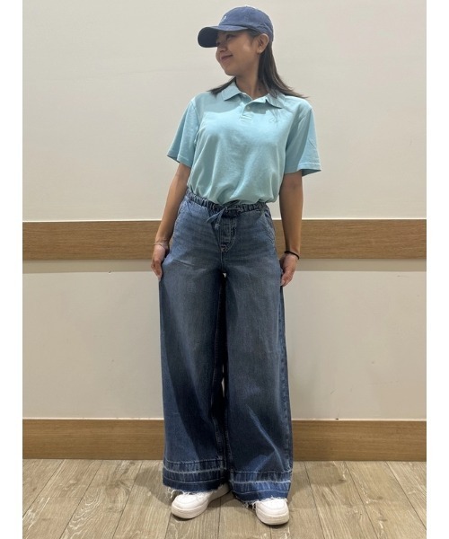 GAP(ギャップ)の「ミッドライズ ウルトラソフト イージーウエスト バギーデニム(デニムパンツ・レディース・インディゴブルー・S/XXS/L/M/XS)」の6枚目の写真