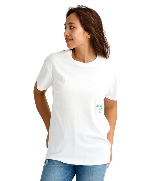 BILLABONG(ビラボン)の「BILLABONG ウィメンズ EMB LOGO BOY FIT TEE Tシャツ 【2026年春夏モデル】(Tシャツ/カットソー・レディース・ホワイト/ブラック/インディゴブルー・LARGE/MEDIUM)」の15枚目の写真