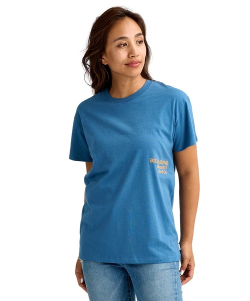 BILLABONG(ビラボン)の「BILLABONG ウィメンズ EMB LOGO BOY FIT TEE Tシャツ 【2026年春夏モデル】(Tシャツ/カットソー・レディース・ホワイト/ブラック/インディゴブルー・LARGE/MEDIUM)」の11枚目の写真