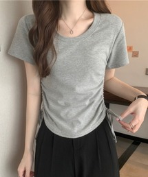 サイドドロストリングTシャツ
