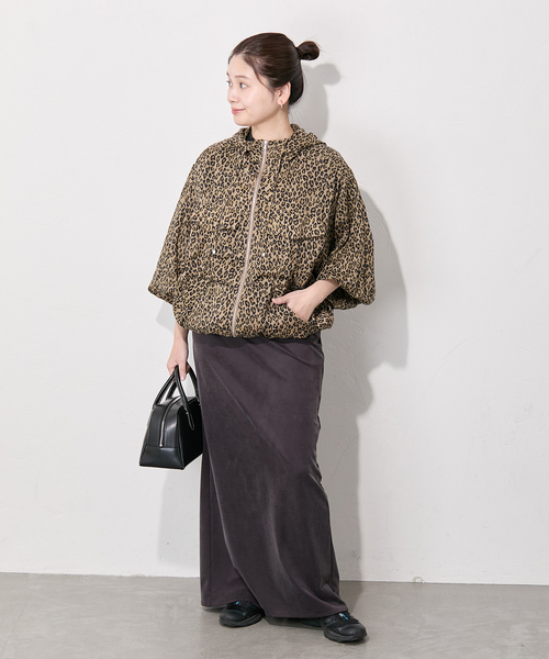 JOURNAL STANDARD（ジャーナルスタンダード）の「ドレープライトパーカー（その他アウター・レディース・ベージュ/ホワイト・FREE）」の4枚目の写真