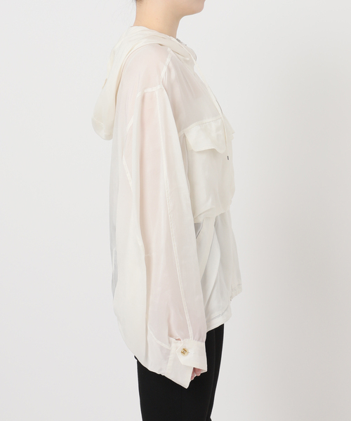 JOURNAL STANDARD（ジャーナルスタンダード）の「ドレープライトパーカー（その他アウター・レディース・ベージュ/ホワイト・FREE）」の21枚目の写真