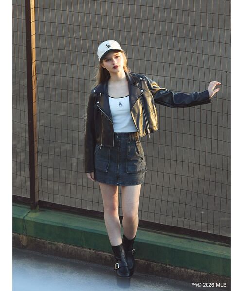 NEW ERA（ニューエラ）の「【MLB × New Era × MURUA】ロゴキャミソール（キャミソール・レディース・ホワイト・2）」の5枚目の写真