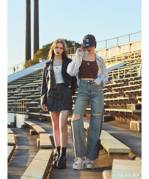 NEW ERA（ニューエラ）の「【MLB × New Era × MURUA】ロゴキャミソール（キャミソール・レディース・ホワイト・2）」の6枚目の写真