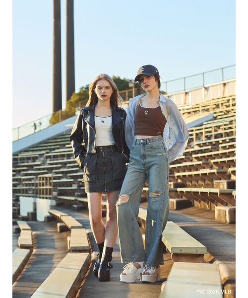 NEW ERA（ニューエラ）の「【MLB × New Era × MURUA】ロゴキャミソール（キャミソール・レディース・ホワイト・2）」の7枚目の写真