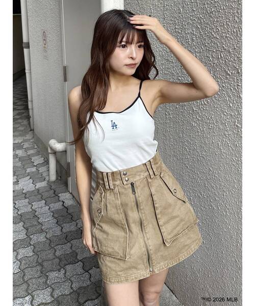 NEW ERA（ニューエラ）の「【MLB × New Era × MURUA】ロゴキャミソール（キャミソール・レディース・ホワイト・2）」の8枚目の写真