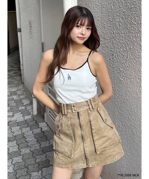 NEW ERA（ニューエラ）の「【MLB × New Era × MURUA】ロゴキャミソール（キャミソール・レディース・ホワイト・2）」の9枚目の写真