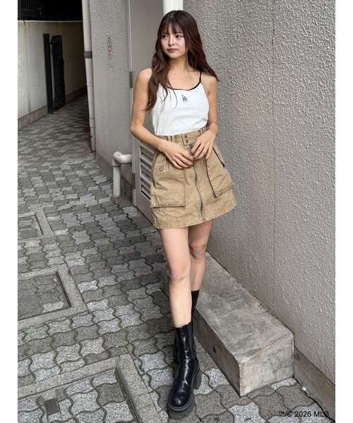 NEW ERA（ニューエラ）の「【MLB × New Era × MURUA】ロゴキャミソール（キャミソール・レディース・ホワイト・2）」の10枚目の写真