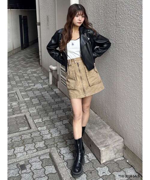 NEW ERA（ニューエラ）の「【MLB × New Era × MURUA】ロゴキャミソール（キャミソール・レディース・ホワイト・2）」の11枚目の写真