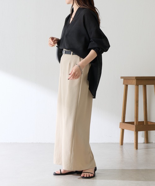 真夏も着たい長袖ヴィンテージメッシュスキッパーシアーシャツ/WEB限定 
