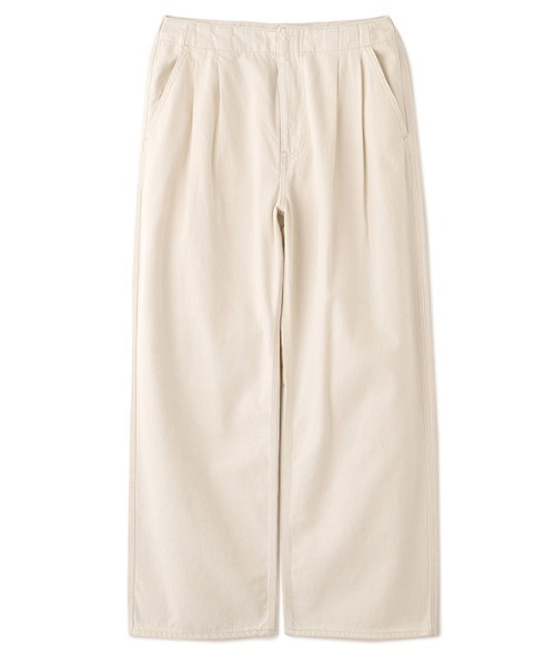 ETRE TOKYO（エトレトウキョウ）の「デニムタックワイドパンツ（デニムパンツ・レディース・オフホワイト/ブルー・S/M）」の20枚目の写真