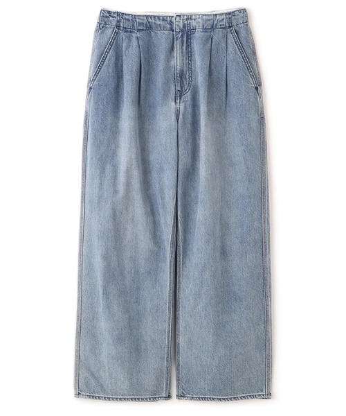 ETRE TOKYO（エトレトウキョウ）の「デニムタックワイドパンツ（デニムパンツ・レディース・オフホワイト/ブルー・S/M）」の22枚目の写真