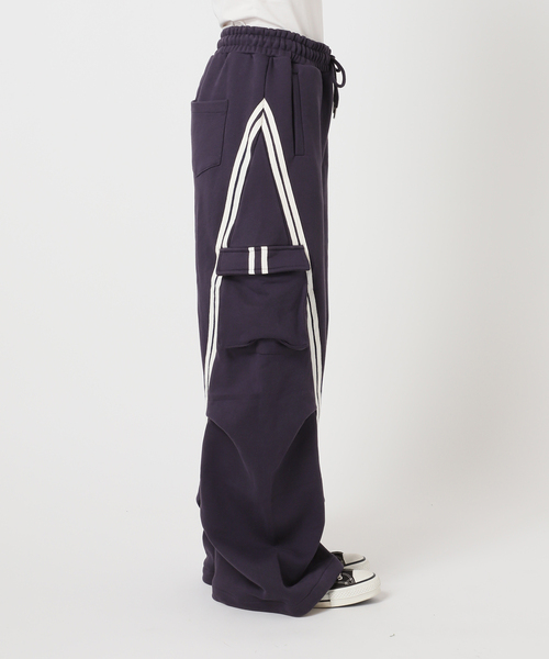 JOINT WORKS（ジョイントワークス）の「サイドラインスウェットパンツ/ Side Line Sweatpants（スウェットパンツ・レディース・ネイビー/グレー・SMALL/MEDIUM）」の3枚目の写真