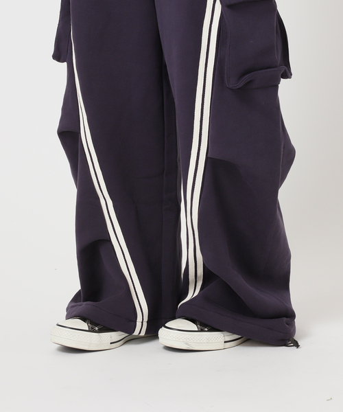 JOINT WORKS（ジョイントワークス）の「サイドラインスウェットパンツ/ Side Line Sweatpants（スウェットパンツ・レディース・ネイビー/グレー・SMALL/MEDIUM）」の8枚目の写真