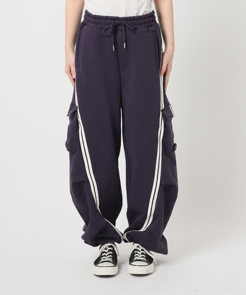 JOINT WORKS（ジョイントワークス）の「サイドラインスウェットパンツ/ Side Line Sweatpants（スウェットパンツ・レディース・ネイビー/グレー・SMALL/MEDIUM）」の9枚目の写真