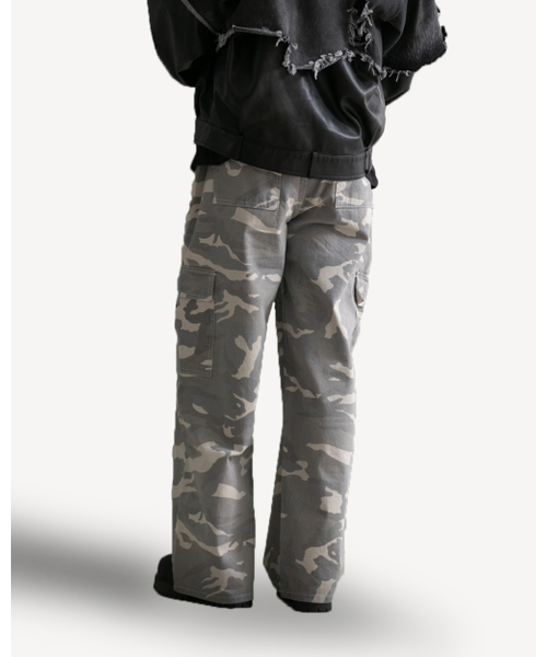 THUMB(ダム)の「Camo wide cargo pants white(その他パンツ・メンズ・その他・0/1/2/3)」の3枚目の写真