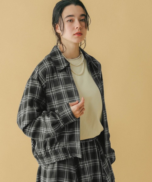 RAGEBLUE（レイジブルー）の「＜POLO BCS/ポロ・ビーシーエス＞別注/ZIPワークブルゾン（ブルゾン・レディース・グレー/ブラック/ベージュ・FREE）」の8枚目の写真