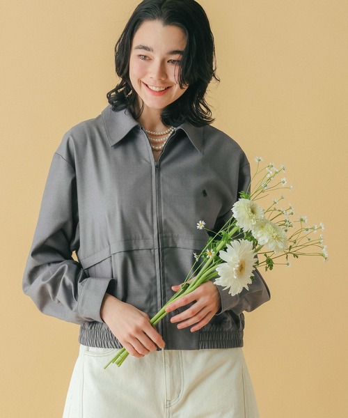 RAGEBLUE（レイジブルー）の「＜POLO BCS/ポロ・ビーシーエス＞別注/ZIPワークブルゾン（ブルゾン・レディース・グレー/ブラック/ベージュ・FREE）」の11枚目の写真