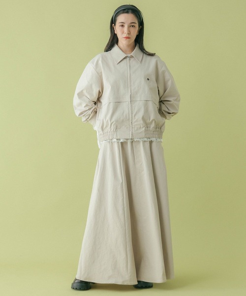 RAGEBLUE（レイジブルー）の「＜POLO BCS/ポロ・ビーシーエス＞別注/ZIPワークブルゾン（ブルゾン・レディース・グレー/ブラック/ベージュ・FREE）」の15枚目の写真