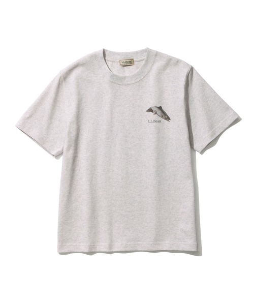 L.L.Bean(エルエルビーン)の「【JAPAN EDITION】ビーンズ 1980 ショートスリーブ・カタログ・トラウト・ティ(Tシャツ/カットソー・レディース・ブルーグリーン/ライトグレー/パープル/ネイビー・MEDIUM)」の10枚目の写真