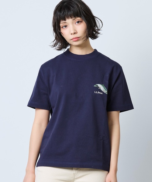 L.L.Bean(エルエルビーン)の「【JAPAN EDITION】ビーンズ 1980 ショートスリーブ・カタログ・トラウト・ティ(Tシャツ/カットソー・レディース・ブルーグリーン/ライトグレー/パープル/ネイビー・MEDIUM)」の20枚目の写真