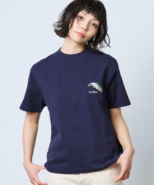 L.L.Bean(エルエルビーン)の「【JAPAN EDITION】ビーンズ 1980 ショートスリーブ・カタログ・トラウト・ティ(Tシャツ/カットソー・レディース・ブルーグリーン/ライトグレー/パープル/ネイビー・MEDIUM)」の21枚目の写真