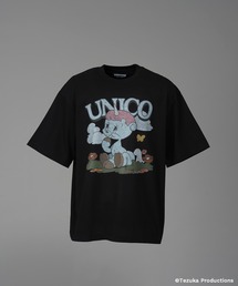 MAISON SPECIAL（メゾンスペシャル）の「《UNISEX》【TEZUKA CHARACTERS for MAISON SPECIAL】- UNICO - Prime-Over Crew Neck Graphic T-Shirt/- ユニコ - プライムオーバークルーネックグラフィックTシャツ【MAISON SPECIAL/メゾンスペシャル】（Tシャツ/カットソー）」