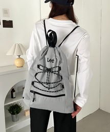 Lee/ドローコード ナップサック/A4対応/軽量/バックパック/ユニセックス