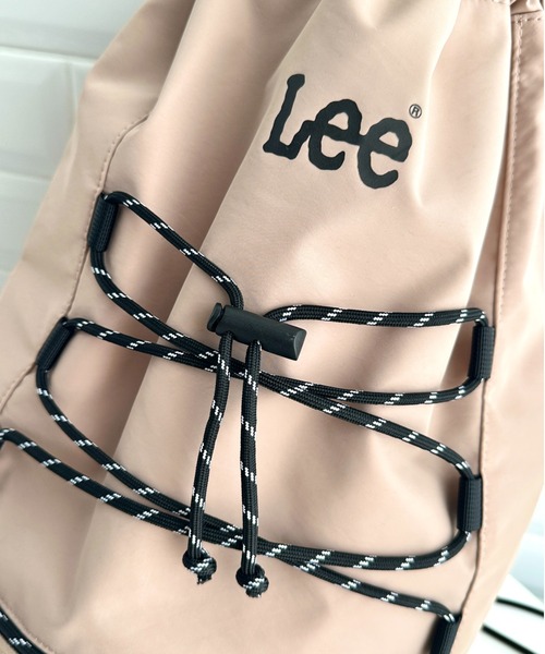 Lee(リー)の「Lee/ドローコード ナップサック/A4対応/軽量/バックパック/ユニセックス(バックパック/リュック・レディース・ライトベージュ/ライトグレー/ブラック・FREE)」の15枚目の写真