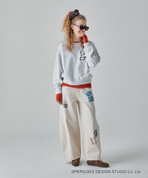 JEANASIS（ジーナシス）の「【PERSON’S】アソートガラツイルパンツ/661548（その他パンツ・レディース・ホワイト系その他・MEDIUM/SMALL）」の11枚目の写真