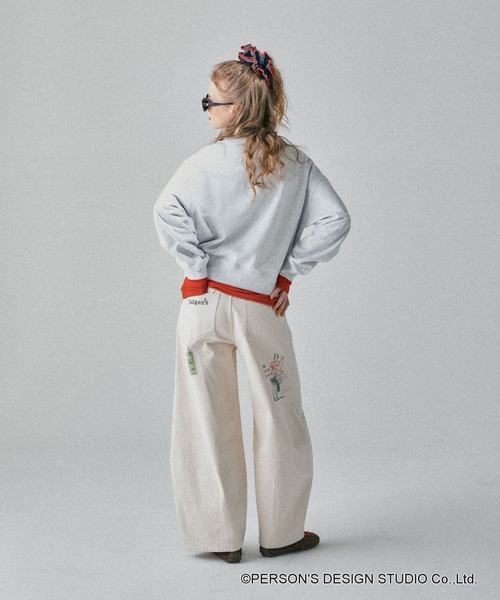 JEANASIS（ジーナシス）の「【PERSON’S】アソートガラツイルパンツ/661548（その他パンツ・レディース・ホワイト系その他・MEDIUM/SMALL）」の12枚目の写真