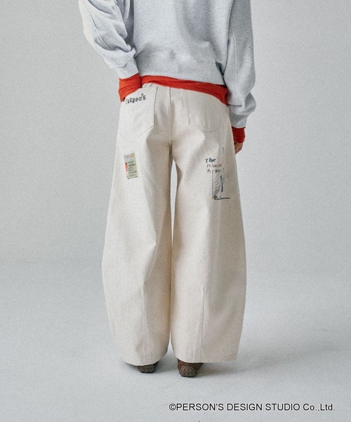 JEANASIS（ジーナシス）の「【PERSON’S】アソートガラツイルパンツ/661548（その他パンツ・レディース・ホワイト系その他・MEDIUM/SMALL）」の13枚目の写真