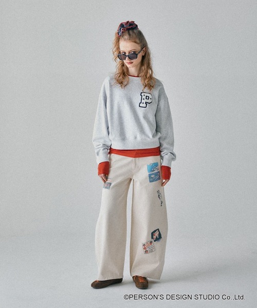 JEANASIS（ジーナシス）の「【PERSON’S】アソートガラツイルパンツ/661548（その他パンツ・レディース・ホワイト系その他・MEDIUM/SMALL）」の16枚目の写真