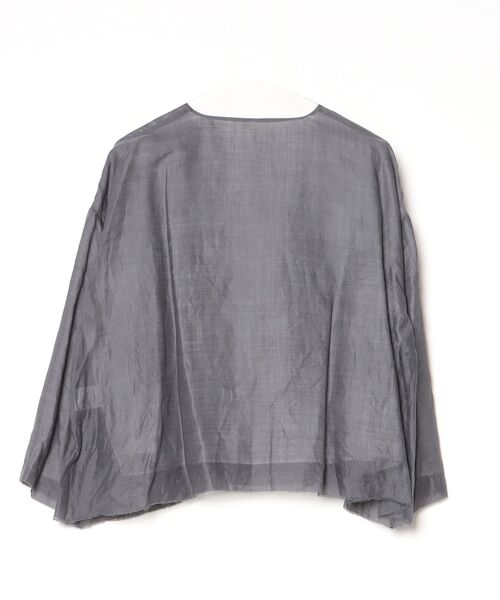 BEAMS BOY（ビームスボーイ）の「HS REV P/O（シャツ/ブラウス・レディース・チャコールグレー・1）」の2枚目の写真