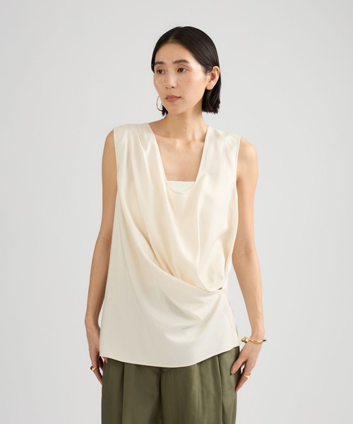 Chaos（カオス）の「Chaos(カオス)/ ソワーブラウス（シャツ/ブラウス・レディース・オフホワイト・FREE）」の2枚目の写真