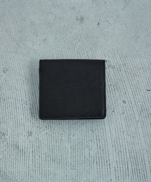 Fashion Letter（ファッションレター）の「サフィアノ調レザー 2つ折ミニウォレット（財布・レディース・ブルー/ブルーグリーン/ブラック/カーキ/グレイッシュベージュ/サーモンピンク・FREE）」の14枚目の写真