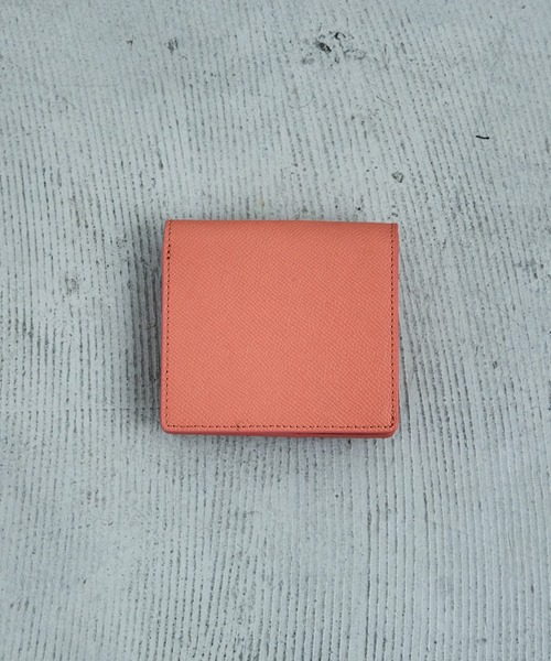 Fashion Letter（ファッションレター）の「サフィアノ調レザー 2つ折ミニウォレット（財布・レディース・ブルー/ブルーグリーン/ブラック/カーキ/グレイッシュベージュ/サーモンピンク・FREE）」の13枚目の写真