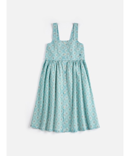 BOBO CHOSES(ボボショーズ)の「Daisy Mosaic all over woven dress(ワンピース・キッズ・ライトブルー・2-3YEAR/6-7YEAR/8YEAR/4-5YEAR)」の1枚目の写真