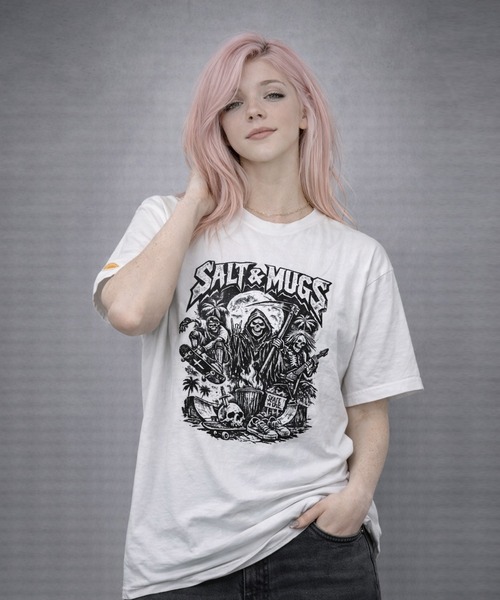 SALT&MUGS(ソルトアンドマグス)の「Metals(Tシャツ/カットソー・メンズ・ホワイト/ブラック・SMALL/MEDIUM/LARGE/X-LARGE)」の2枚目の写真