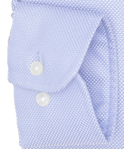 TOKYO SHIRTS(トウキョウシャツ)の「【超形態安定】形態安定ノンアイロン ボタンダウン 長袖ビジネスワイシャツ(ビジネスシャツ・メンズ・ブルー・首回り43cm-裄丈86cm/首回り43cm-裄丈82cm/首回り42cm-裄丈86cm/首回り42cm-裄丈82cm/首回り41cm-裄丈86cm/首回り41cm-裄丈82cm/首回り39cm-裄丈84cm/首回り39cm-裄丈80cm/首回り37cm-裄丈80cm/首回り37cm-裄丈84cm)」の3枚目の写真